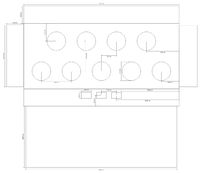 Abmessungen für das Gehäuse